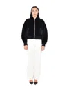 Max Mara Alpaca And Virgin Wool Blend Jacket In Black