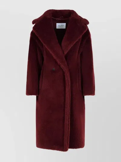MAX MARA ALPACA AND VIRGIN WOOL LONG COAT