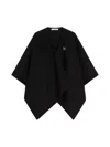 Max Mara Alpaca And Wool Cape In Animal Print
