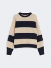 Max Mara Alpaca And Wool Jumper In Blue
