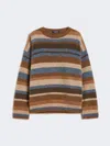 Max Mara Alpaca And Wool Blend Sweater In Multi