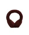 Max Mara Alpaca And Wool Teddy Fabric Earmuffs In Brown