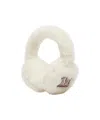 Max Mara Alpaca And Wool Teddy Fabric Earmuffs In White
