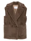 Max Mara Woman Brown Coats In Brown