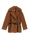 Max Mara Alpaca-blend Coat In Multi