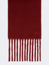 Max Mara Alpaca-blend Scarf In Burgundy