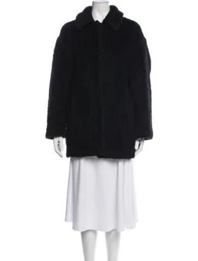 Pre-owned Max Mara Alpaca Jacket In Black