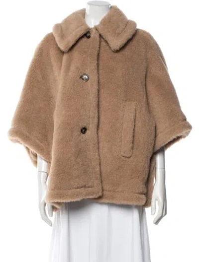 Pre-owned Max Mara Alpaca Jacket In Neutrals
