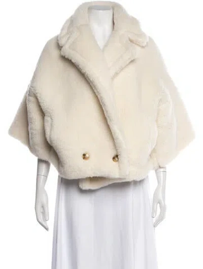 Pre-owned Max Mara Alpaca Jacket In Neutrals