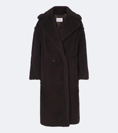 MAX MARA ALPACA, WOOL, AND SILK TEDDY COAT