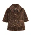 Max Mara Alpaca-wool-silk Cape Bolero In Brown