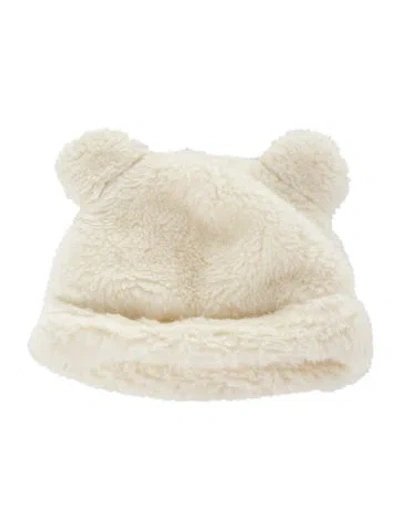 Pre-owned Max Mara Alpaca-wool Blend Hat In Neutral