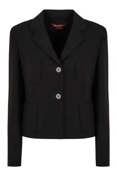 MAX MARA ALPINO SINGLE-BREASTED TWO-BUTTON JACKET