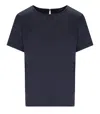 Max Mara Amburgo Blue Blouse In Blue
