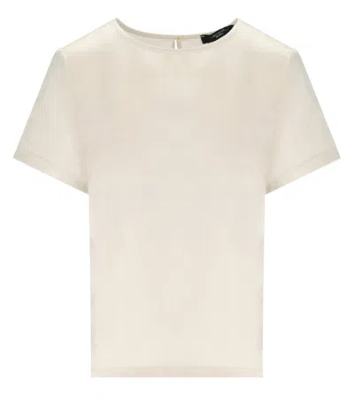 MAX MARA AMBURGO IVORY BLOUSE