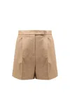 Max Mara Amburgo Shorts In Brown
