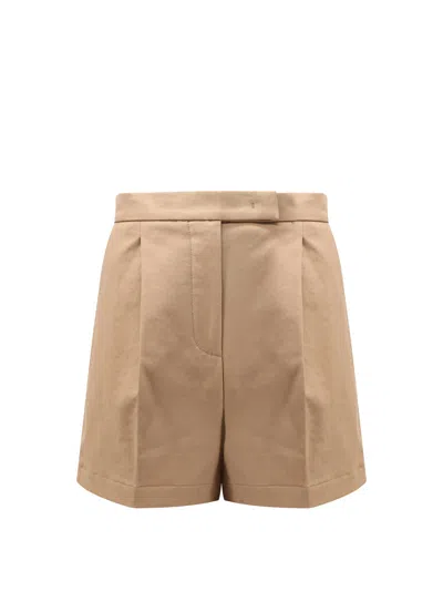 Max Mara Amburgo Shorts In Brown