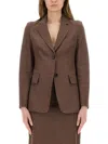Max Mara Ambush Jacket In Brown
