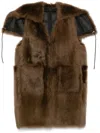 Max Mara Amica Coat In Brown