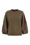 Max Mara Womens Hazelnut Brown Ampex Round-neck Wool And Cashmere-blend Jumper