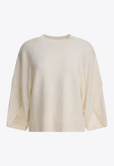 MAX MARA AMPEX OVERSIZED WOOL BLEND SWEATER