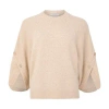 Max Mara Oversized Wool And Cashmere Sweater In Neutral
