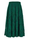 Max Mara Ampezzo Midi Skirt In Green