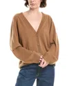 Max Mara Ampezzo Wool & Cashmere-blend Cardigan In Brown