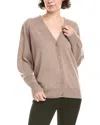 Max Mara Ampezzo Wool & Cashmere-blend Cardigan In Brown