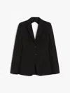 Max Mara Tailored Slim Fit Trousers Pockets Belt Loops In Black