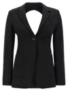 Max Mara Tailored Black Jacket With Classic Lapel