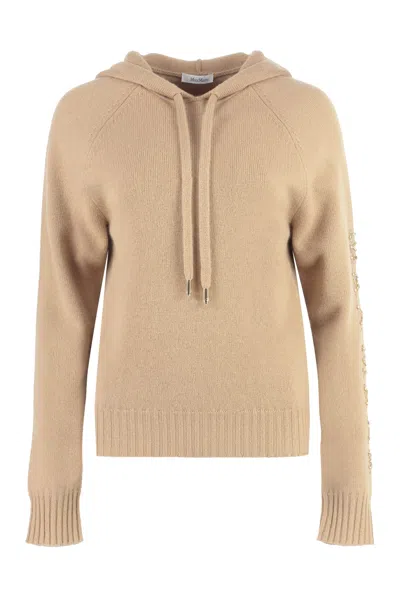 MAX MARA ANANAS KNITTED HOODIE