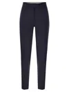 Max Mara Ananas Slim Fit Tailored Trousers In Blue