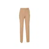 Max Mara Ananas Slip Pants In Brown