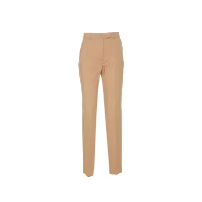 Max Mara Ananas Slip Pants In Brown