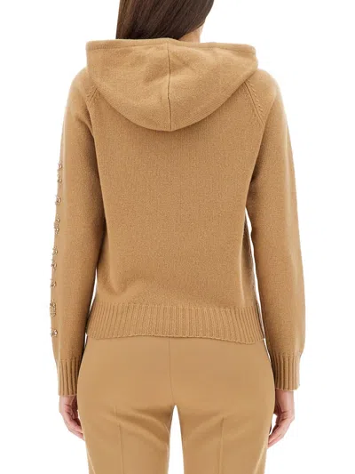 Max Mara Ananas Sweatshirt In Beige