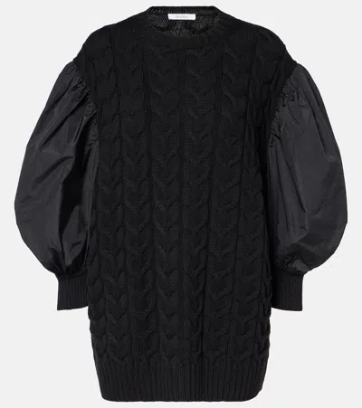 MAX MARA ANCELLA KNITTED WOOL MINIDRESS