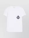 Max Mara Anchor Patch Crew Neck T-shirt