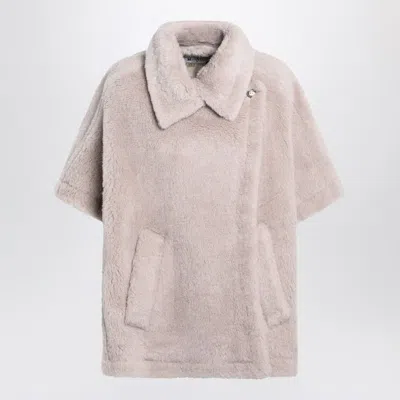Max Mara And Teddy Cape In Purple