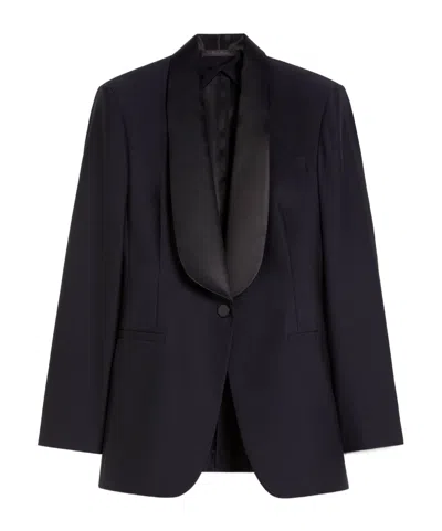 Max Mara Andina Single-breasted Blazer In Black