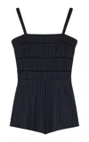 Max Mara Sleeveless Jumpsuit In Navy