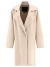 Max Mara "angel" Coat In Gray