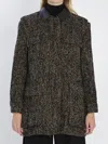 Max Mara Long-sleeved Casual Jacket In Gray