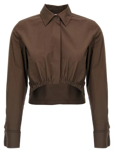 Max Mara Angio Shirt And Blouse Brown