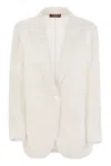 Max Mara Oversized Linen Canvas Jacket