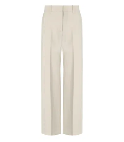 Max Mara Angola Sabbia Wide Leg Pants In Neutral