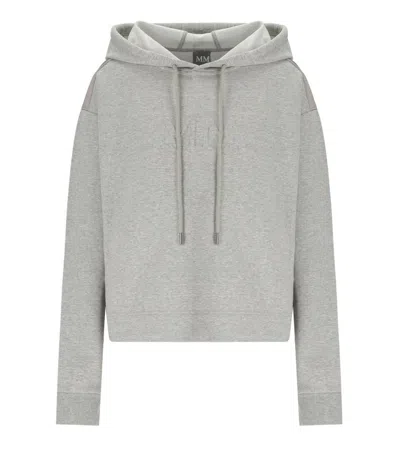 Max Mara Angora Grey Hoodie