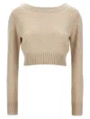 Max Mara Cropped Knitted Top