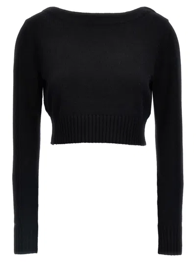 MAX MARA ANGRI SWEATERS AND CARDIGANS BLACK