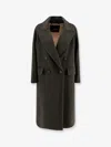 Max Mara Angus Alpaca And Cashmere Coat In Gray